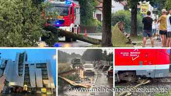 Unwetter im Kreis Freising: 35 Feuerwehren im Dauereinsatz – Anwohner schildern Dramatisches