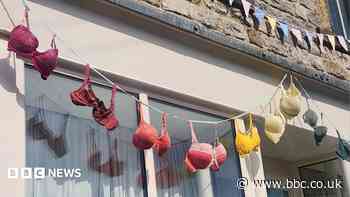 Why this village hangs its underwear in the street