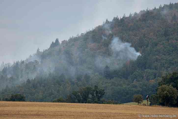 Feuerwehr kämpft gegen Waldbrände in Bayern