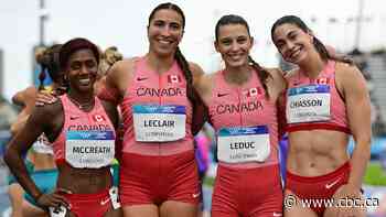 Canadian 4x100m relay teams advance to finals at Commonwealth Games