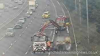 M6 fire RECAP after huge queues build with firefighters on motorway