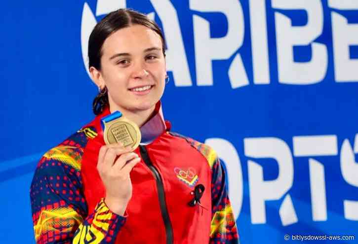 Nadadora venezolana María Yegres ganó medalla de oro en los Juegos Centroamericanos del Caribe 2026