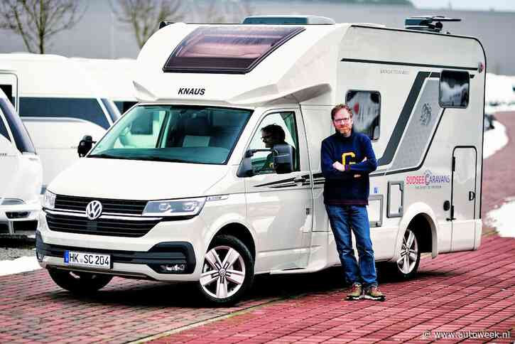 De meeste campers staan op Fiat Ducato-basis, deze dure Knaus op die van VW Transporter