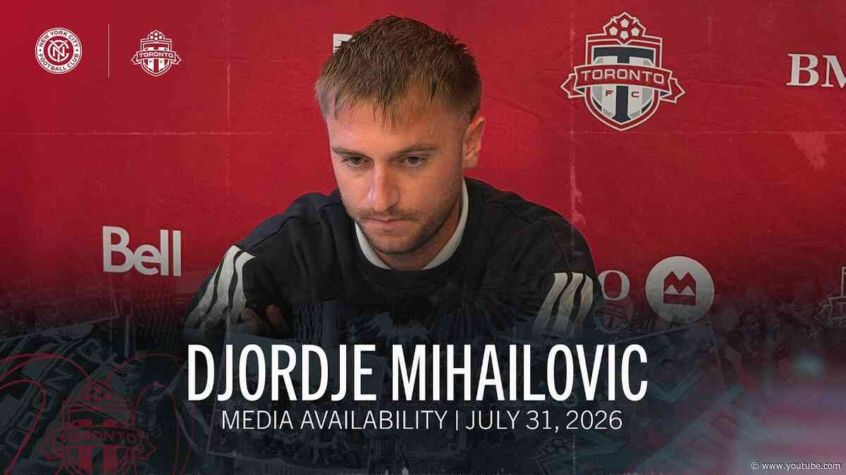 POSTGAME SOUND | Djordje Mihailovic - July 31, 2026