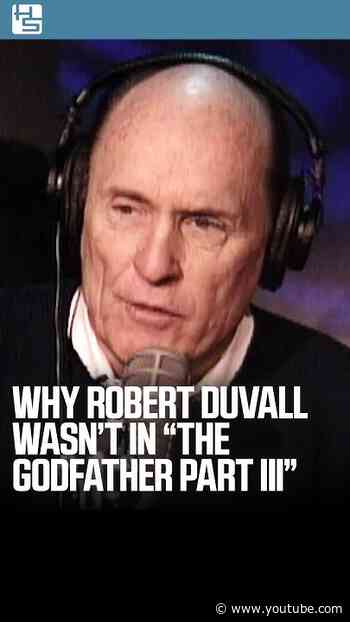 Why Robert Duvall Wasn’t in “The Godfather Part III” (1998)
