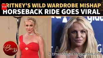 Britney Spears' Horseback Riding Video Goes Viral After Wardrobe Mishap