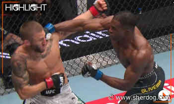 UFC Belgrade highlight video: Michael Oliveira pounces on Oban Elliott