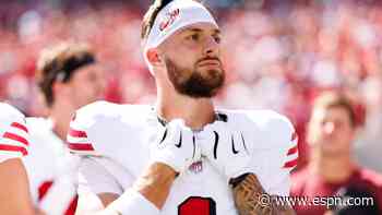 49ers' Pearsall to have season-ending surgery