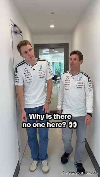 Hang on a minute...why is there no one here?! 👀 #f1 #explainer #mercedesf1