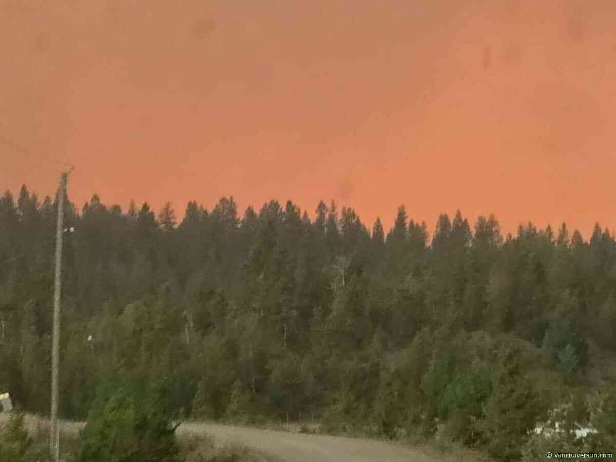 B.C. wildfires: Cooler weather forecast but thunderstorms could exacerbate wildfires