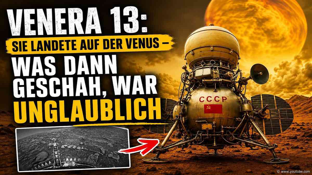 🚀Venera13: Sie landete auf der Venus – Was dann geschah, war unglaublich