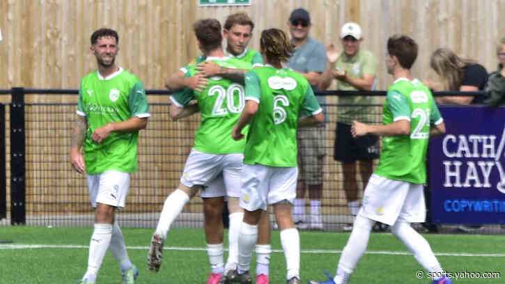 Guernsey FC strike late to win season opener