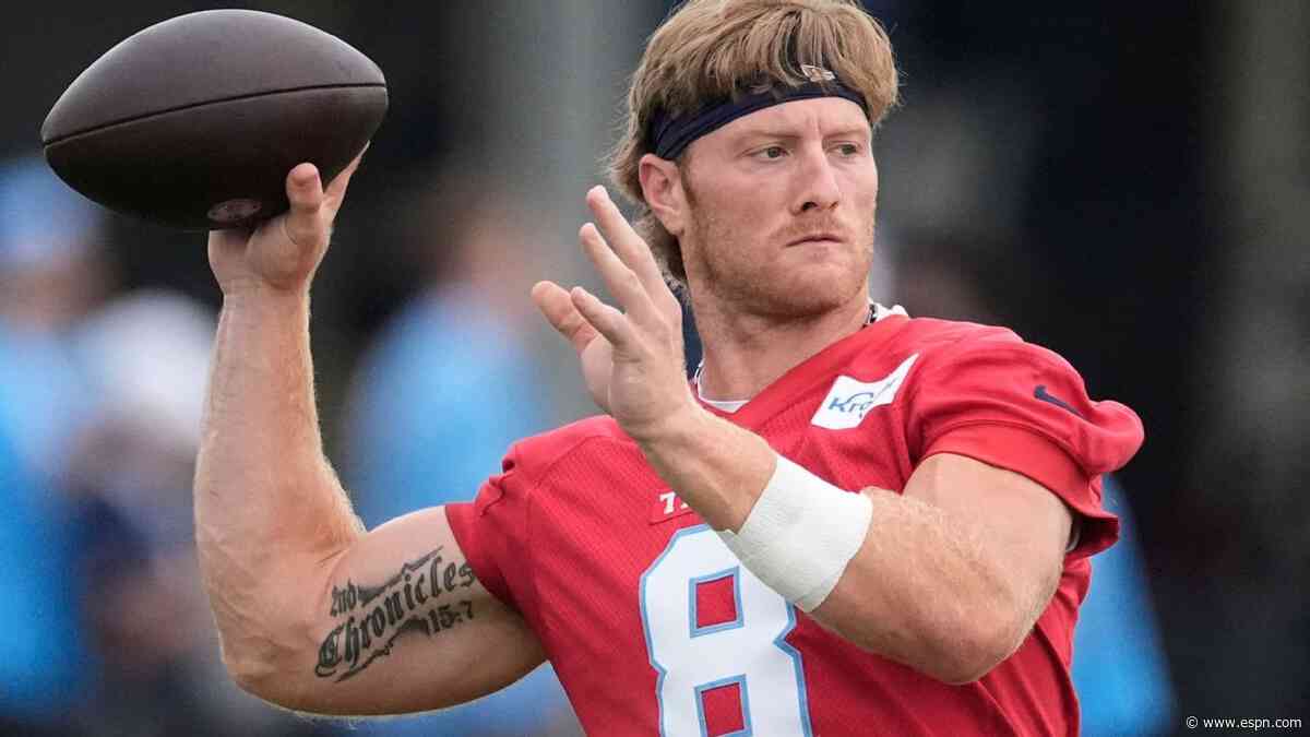 Titans' Levis: There aren't 32 QBs better than me