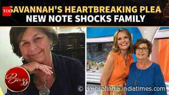 Savannah Guthrie Speaks Out After Ransom Notes Surface In Missing Mother Nancy Guthrie Case