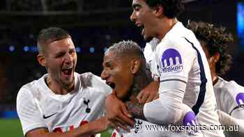 Spurs star’s late winner stuns after red card drama in bumper Sydney clash with PL rival