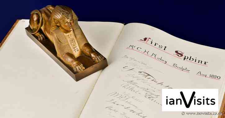 The original model for Cleopatra’s Needle sphinxes is up for sale