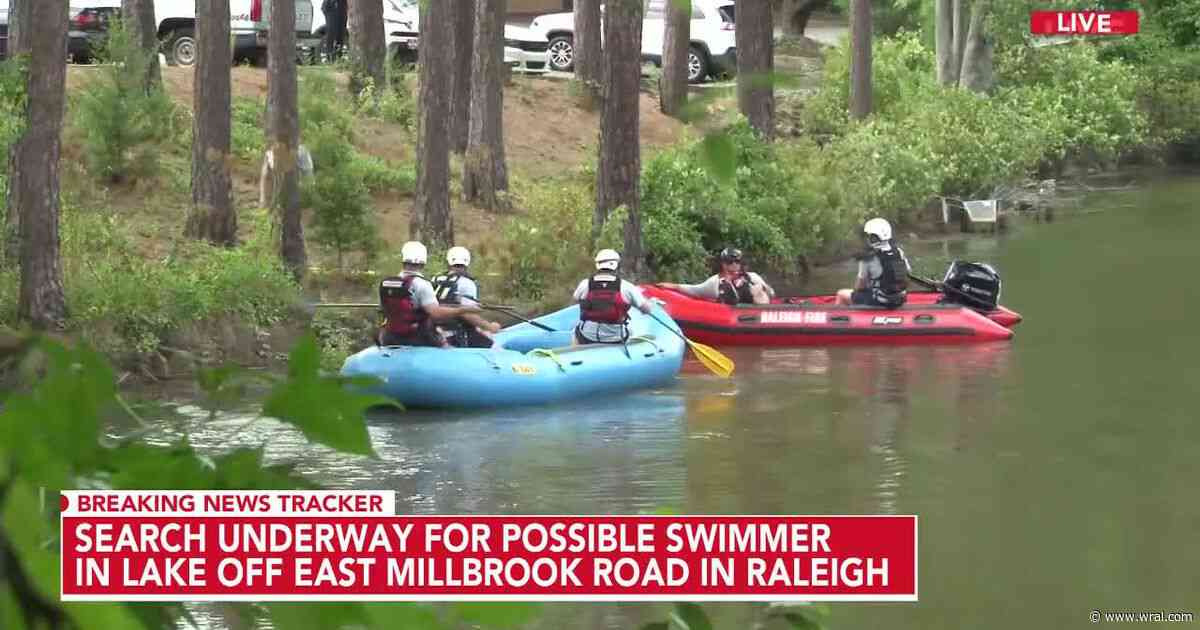 Man's body recovered from lake off East Millbrook Road in Raleigh