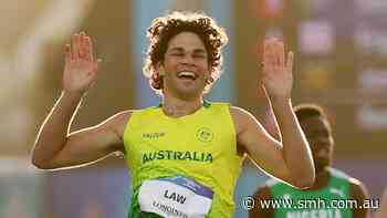 Commonwealth Games as it happened: Marschall wins third consecutive gold and sets a Games record after Australia sweep the podium in the women’s mile; Historic gold in men’s relay