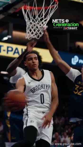 Mikel Brown Jr. got right to WORK! 😤 #brooklynnets #nba #mikelbrownjr
