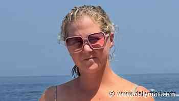 Amy Schumer shows off her 50lb weight loss in a skimpy bikini for lavish boat day