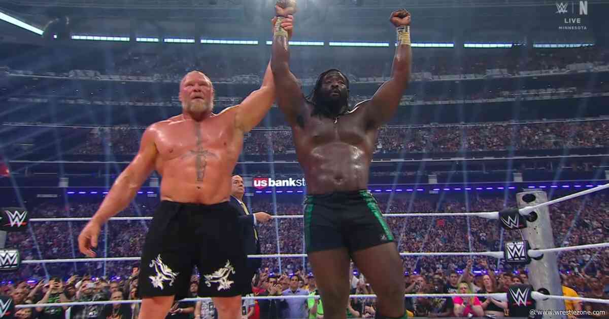 Brock Lesnar Declares Oba Femi The Future Of WWE After SummerSlam Loss
