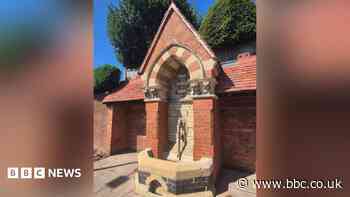 Historic fountain restoration work complete