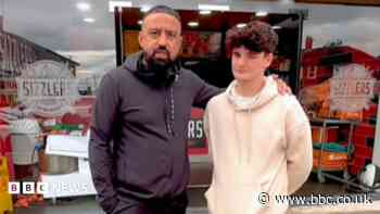 Takeaway helps son raise money for dad's funeral