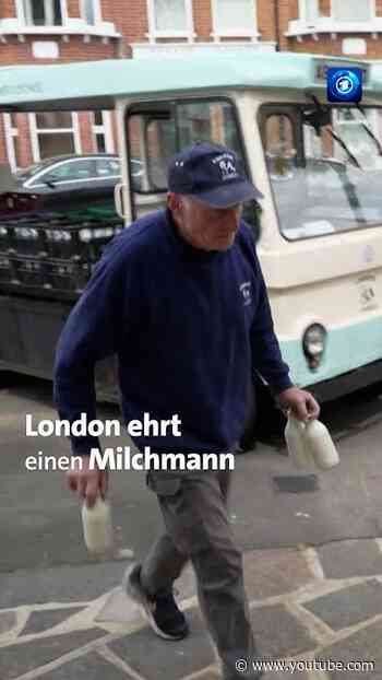 London ehrt einen Milchmann #milchmann #london #auszeichnung #nachrichten #tagesschau