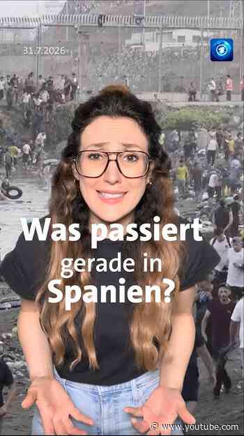 Was passiert gerade in Spanien?  #tagesschau  #nachrichten #ceuta