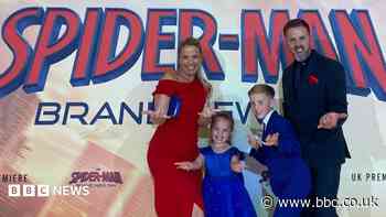 Spider-Man surprise for boy who ran nine marathons