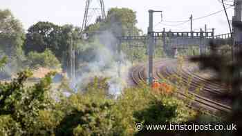 Fire near railway between Bristol and Cardiff sparks travel chaos - updates