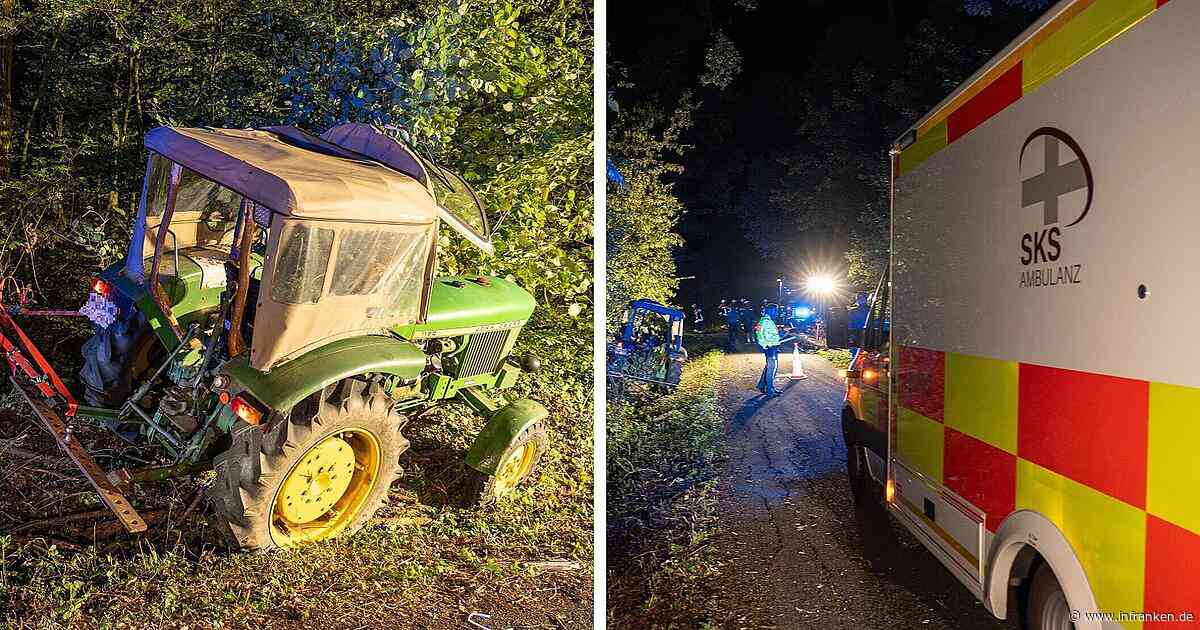 Schockierender Fund im Kreis Bamberg: Mann unter Traktor im Wald entdeckt