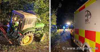 Schockierender Fund im Kreis Bamberg: Mann unter Traktor im Wald entdeckt