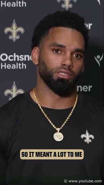 Chris Olave on New Orleans: "They mean a lot to me" #saints #nfl #shorts