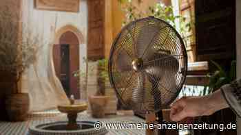 Ventilatoren helfen kaum: Dieser Stromlos-Trick soll Räume kühlen