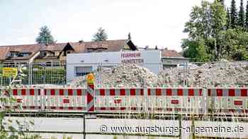 Baustopp beim Feuerwehrhaus in Augsburg-Haunstetten: Diese Probleme stecken dahinter