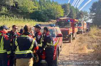 FW-BN: 1. Folgemeldung: EU-Waldbrandmodul in Spanien eingesetzt
