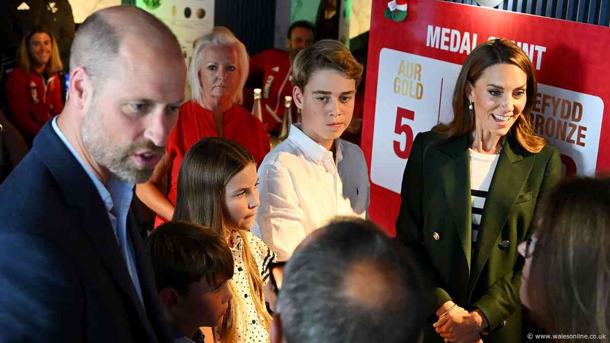 Prince William steps in after Gethin Jones asks Prince George question