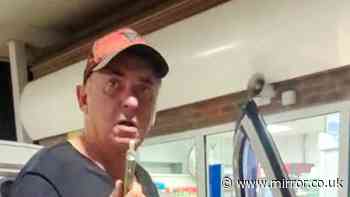 EastEnders star Shane Richie seen with vape at petrol station in footage taken moments before he's arrested