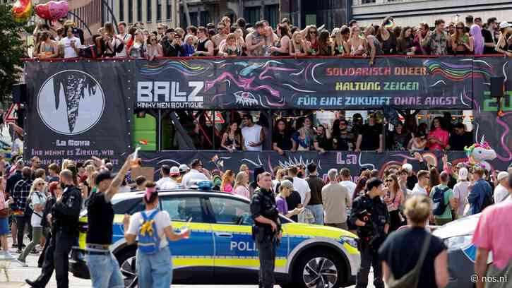 Recordaantal deelnemers bij Pride Hamburg, extra beveiliging na aanslag Berlijn