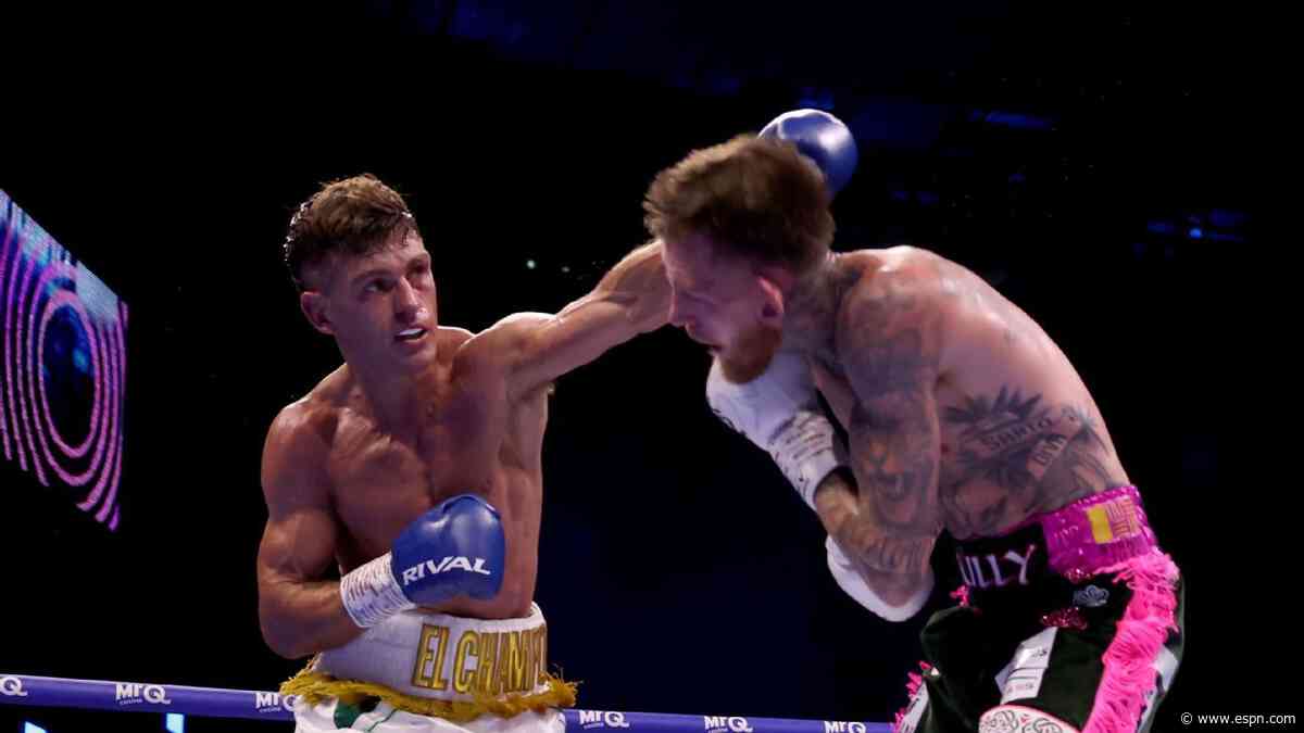 Boxer Reeves hospitalised after knockout