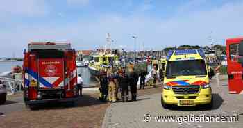 Explosie op boot: twee opvarenden van IJsselmeer gehaald door KNRM Urk