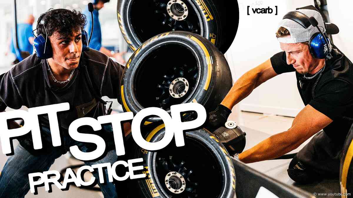 F1 Drivers REVERSE ROLES In Pit Stop!