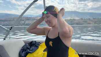 Meet the 20-year-old swimming from Kelowna to Penticton for Alzheimer's research