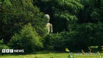 'Take That's giant 60ft tour robot' spooks locals