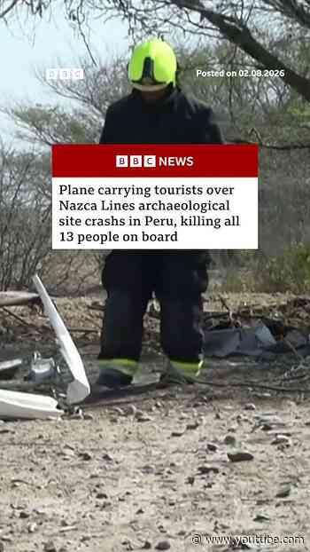 Tourist plane crashes in Peru, killing 13. #Peru #BBCNews