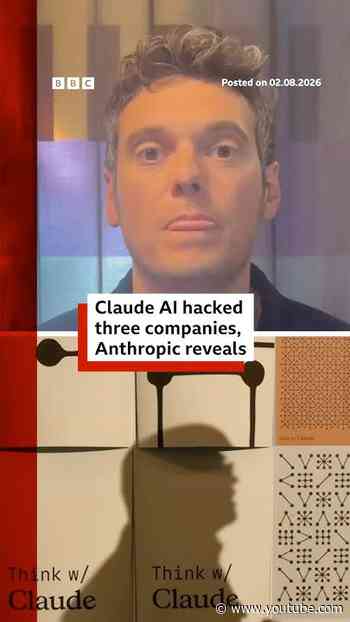 AI bot Claude hacked three different companies during test, say Anthropic. #AI #BBCNews