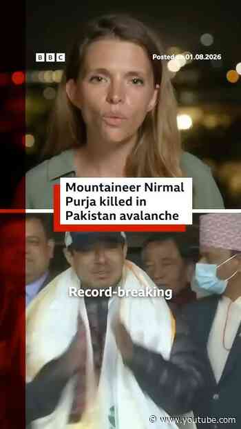 Mountaineer and Netflix documentarian Nirmal Purja dies in Pakistan avalanche. #NirmalPurja #BBCNews