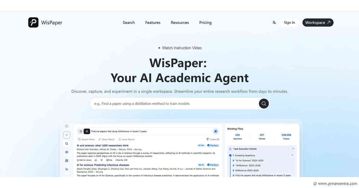 AI Can Write Research Papers. But Can Researchers Trust the Citations? Wispaper Says That's the Next Challenge for Academic AI