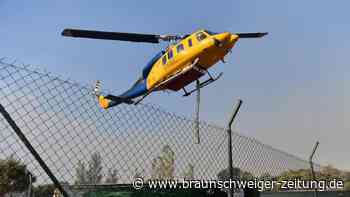 Heftige Explosion: Löschhubschrauber bei Waldbränden in Griechenland kollidiert